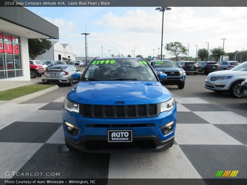 Laser Blue Pearl / Black 2019 Jeep Compass Altitude 4x4
