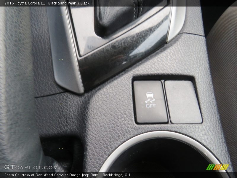 Black Sand Pearl / Black 2016 Toyota Corolla LE