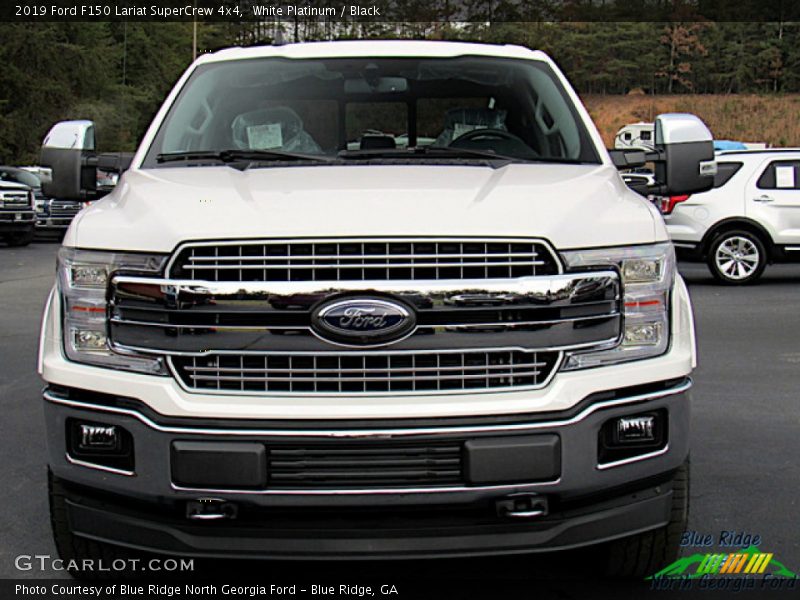 White Platinum / Black 2019 Ford F150 Lariat SuperCrew 4x4