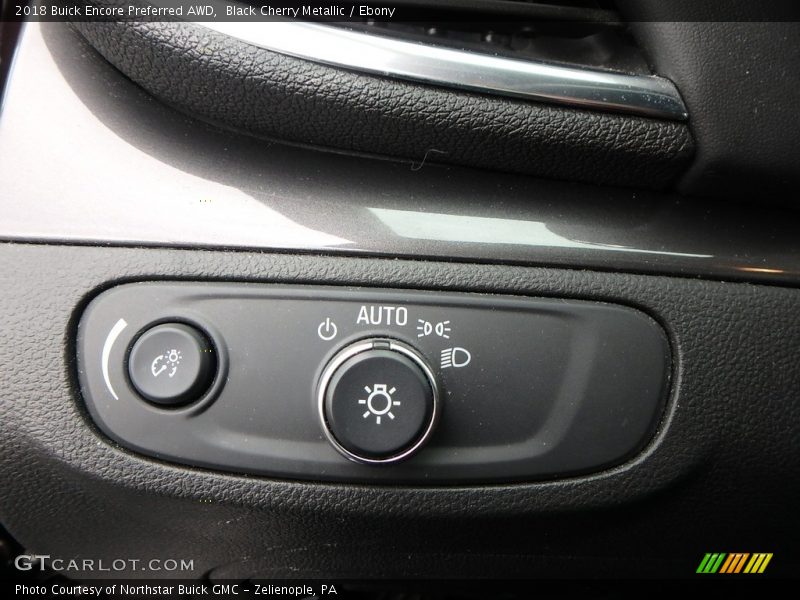 Black Cherry Metallic / Ebony 2018 Buick Encore Preferred AWD