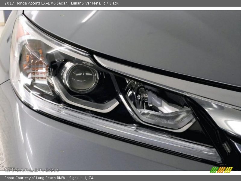 Lunar Silver Metallic / Black 2017 Honda Accord EX-L V6 Sedan