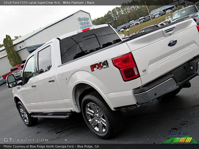 White Platinum / Black 2019 Ford F150 Lariat SuperCrew 4x4