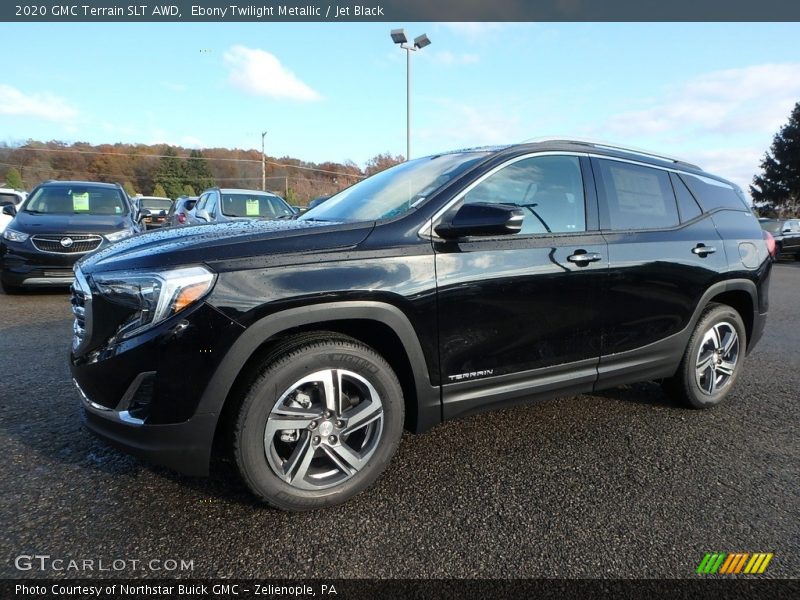 Ebony Twilight Metallic / Jet Black 2020 GMC Terrain SLT AWD