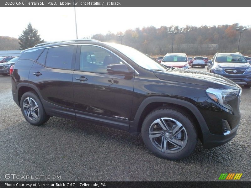 Ebony Twilight Metallic / Jet Black 2020 GMC Terrain SLT AWD
