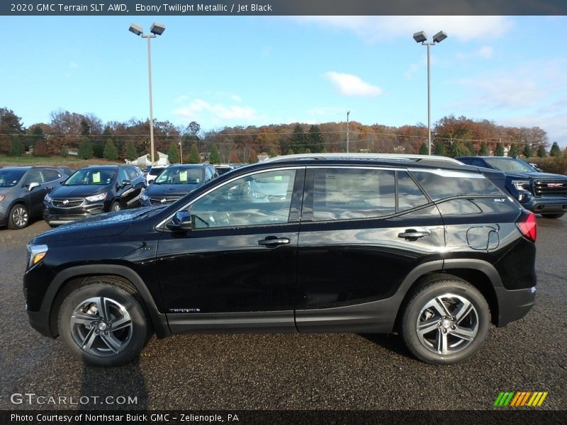 Ebony Twilight Metallic / Jet Black 2020 GMC Terrain SLT AWD
