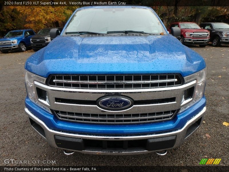 Velocity Blue / Medium Earth Gray 2020 Ford F150 XLT SuperCrew 4x4