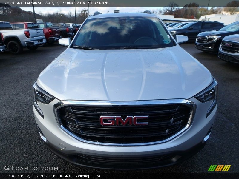 Quicksilver Metallic / Jet Black 2020 GMC Terrain SLE AWD