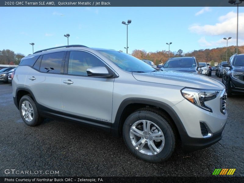 Quicksilver Metallic / Jet Black 2020 GMC Terrain SLE AWD
