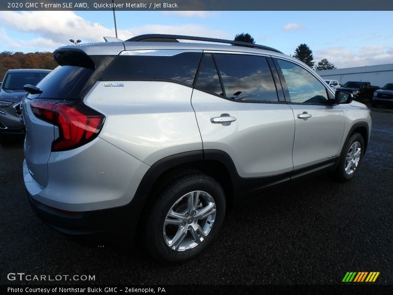 Quicksilver Metallic / Jet Black 2020 GMC Terrain SLE AWD