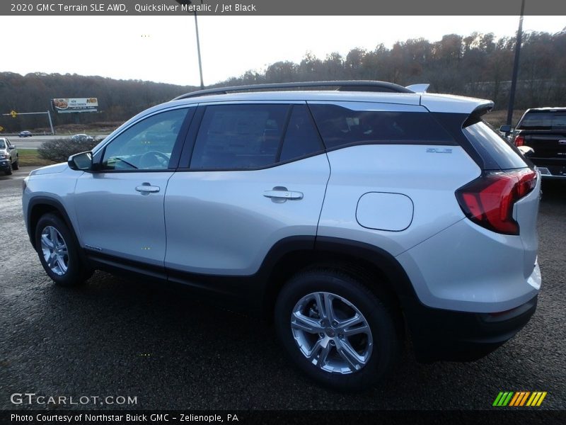 Quicksilver Metallic / Jet Black 2020 GMC Terrain SLE AWD