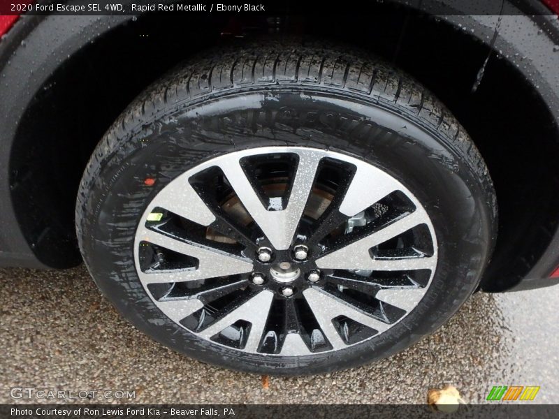 Rapid Red Metallic / Ebony Black 2020 Ford Escape SEL 4WD