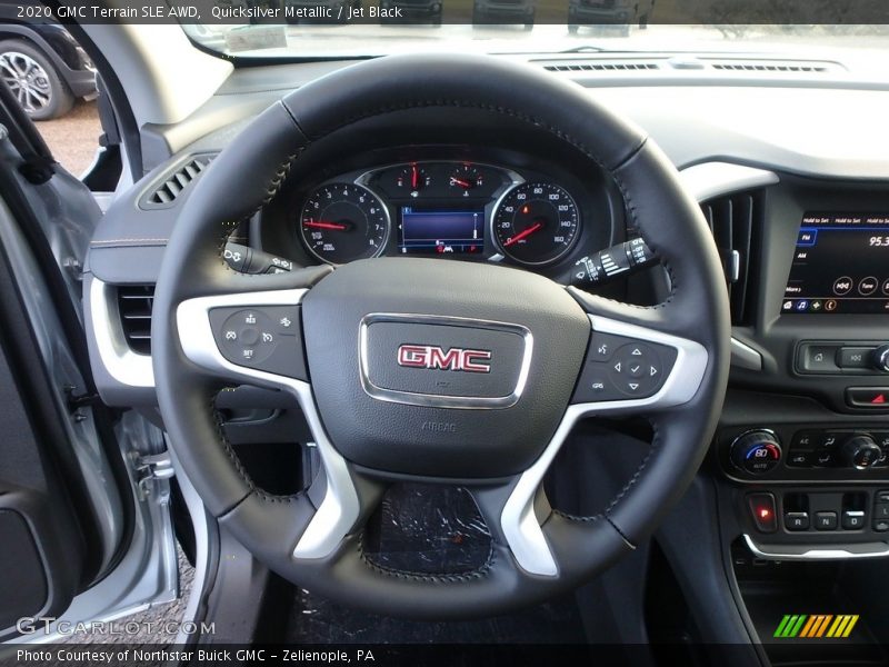 Quicksilver Metallic / Jet Black 2020 GMC Terrain SLE AWD