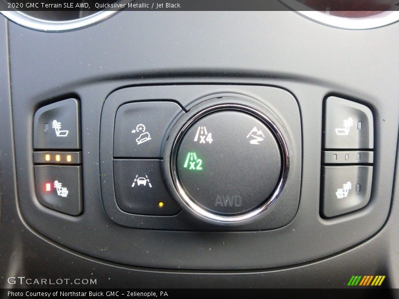Quicksilver Metallic / Jet Black 2020 GMC Terrain SLE AWD