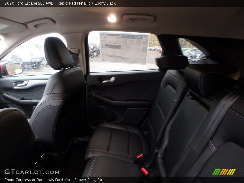 Rapid Red Metallic / Ebony Black 2020 Ford Escape SEL 4WD