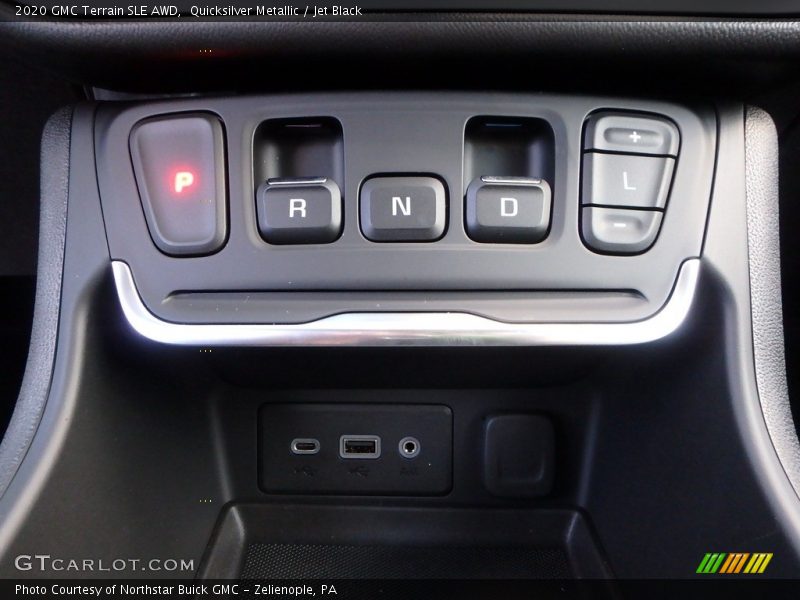 Quicksilver Metallic / Jet Black 2020 GMC Terrain SLE AWD