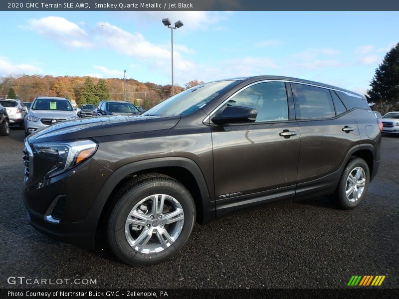 Smokey Quartz Metallic / Jet Black 2020 GMC Terrain SLE AWD