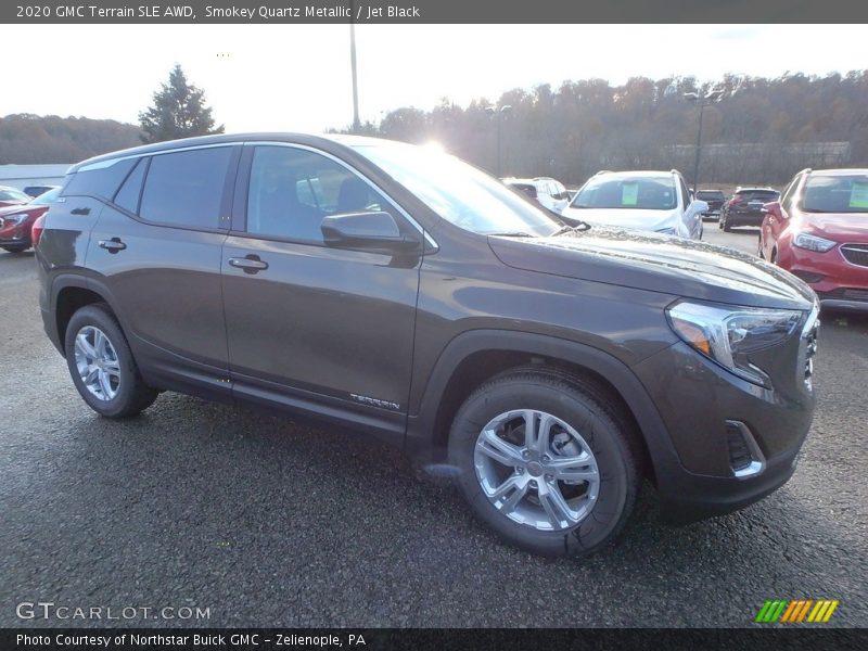Smokey Quartz Metallic / Jet Black 2020 GMC Terrain SLE AWD