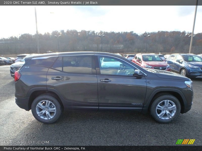 Smokey Quartz Metallic / Jet Black 2020 GMC Terrain SLE AWD