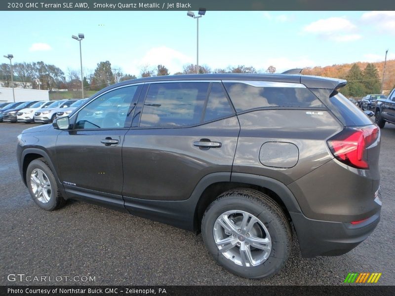 Smokey Quartz Metallic / Jet Black 2020 GMC Terrain SLE AWD