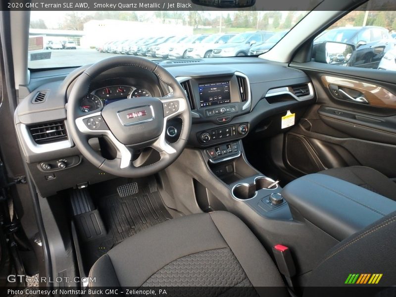 Smokey Quartz Metallic / Jet Black 2020 GMC Terrain SLE AWD
