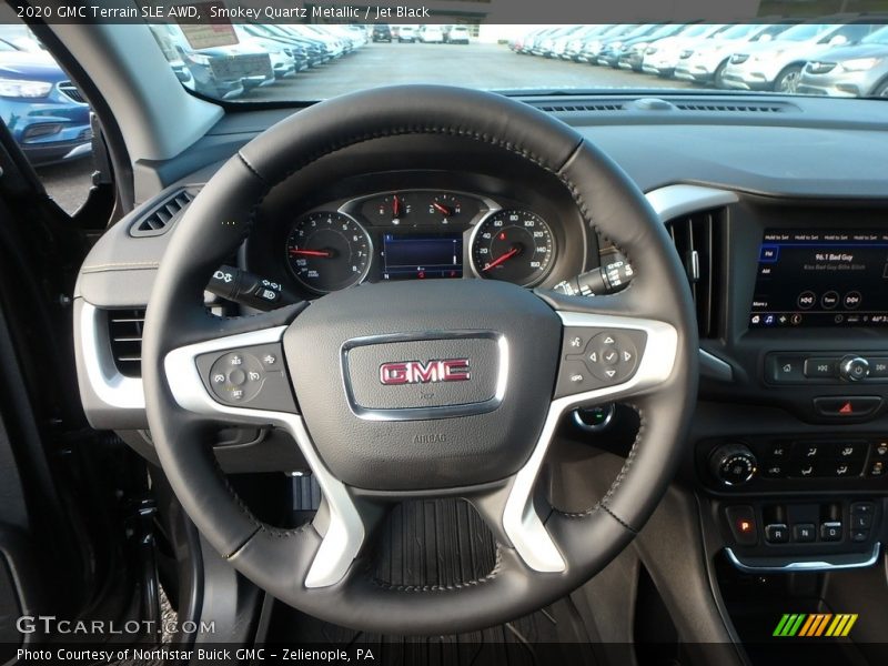 Smokey Quartz Metallic / Jet Black 2020 GMC Terrain SLE AWD