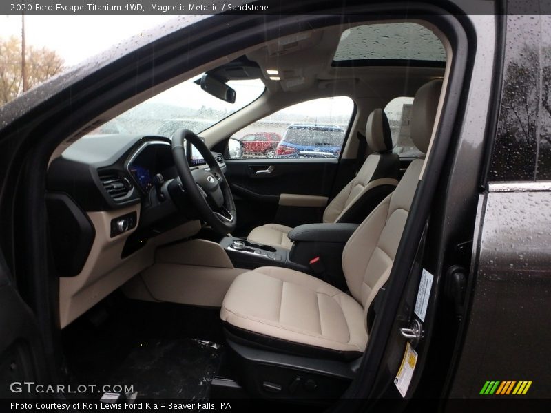  2020 Escape Titanium 4WD Sandstone Interior
