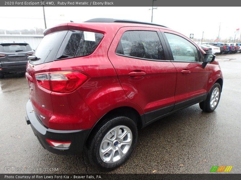 Ruby Red Metallic / Ebony Black 2020 Ford EcoSport SE 4WD