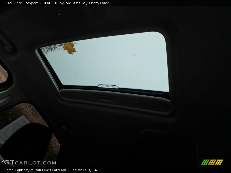 Ruby Red Metallic / Ebony Black 2020 Ford EcoSport SE 4WD
