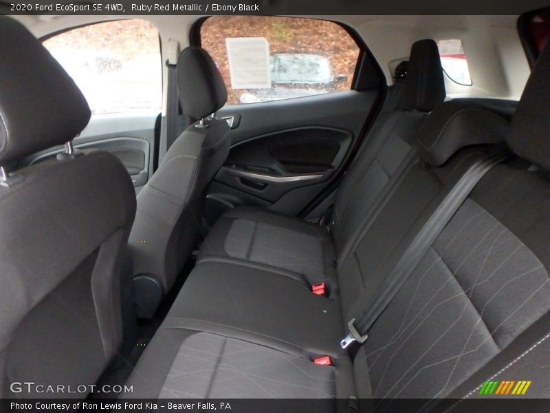 Rear Seat of 2020 EcoSport SE 4WD