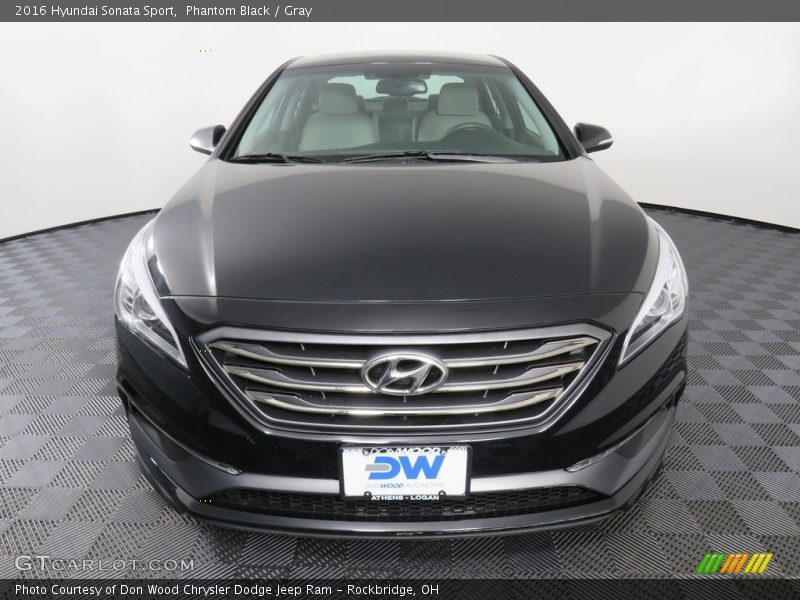 Phantom Black / Gray 2016 Hyundai Sonata Sport