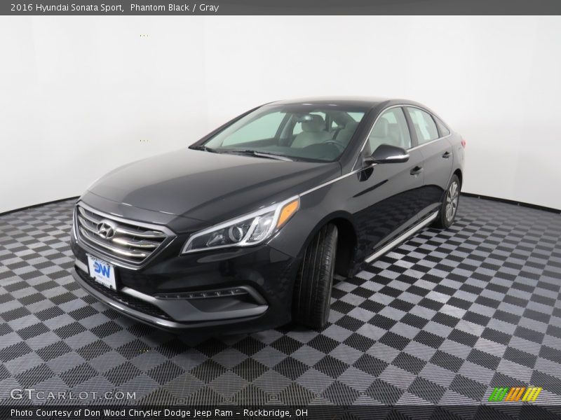 Phantom Black / Gray 2016 Hyundai Sonata Sport
