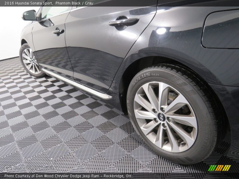 Phantom Black / Gray 2016 Hyundai Sonata Sport