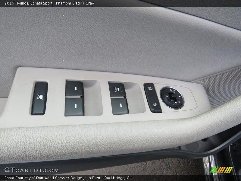 Phantom Black / Gray 2016 Hyundai Sonata Sport