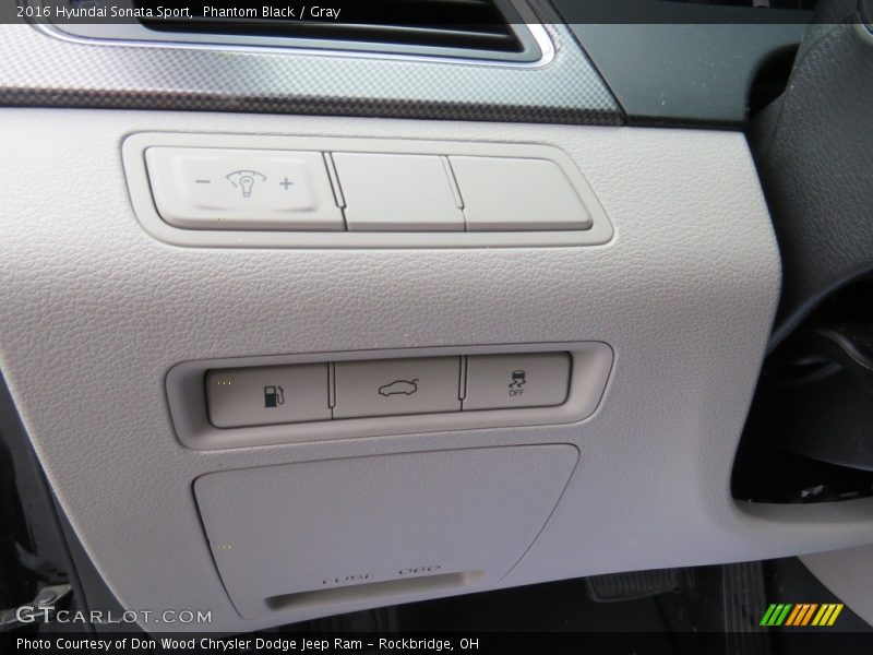 Phantom Black / Gray 2016 Hyundai Sonata Sport