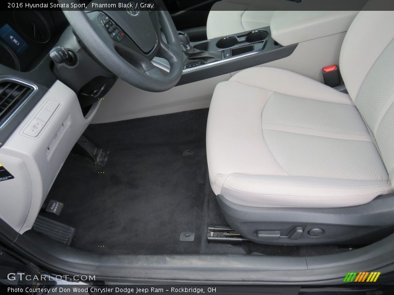 Phantom Black / Gray 2016 Hyundai Sonata Sport