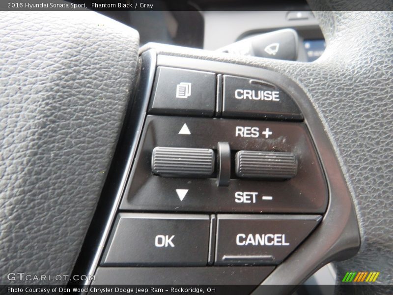 Phantom Black / Gray 2016 Hyundai Sonata Sport