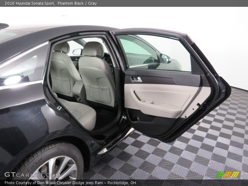 Phantom Black / Gray 2016 Hyundai Sonata Sport