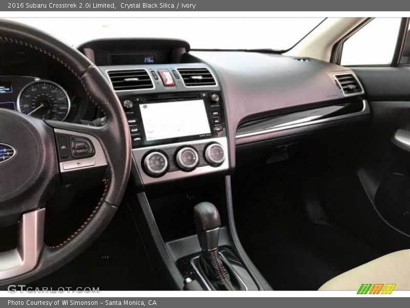 Crystal Black Silica / Ivory 2016 Subaru Crosstrek 2.0i Limited