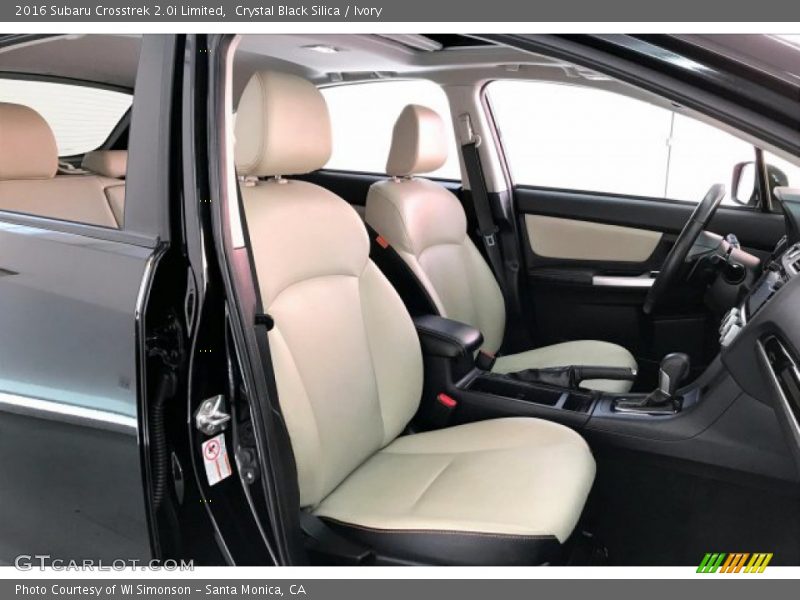 Crystal Black Silica / Ivory 2016 Subaru Crosstrek 2.0i Limited