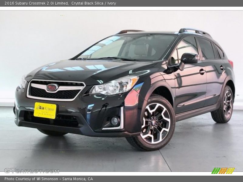 Crystal Black Silica / Ivory 2016 Subaru Crosstrek 2.0i Limited