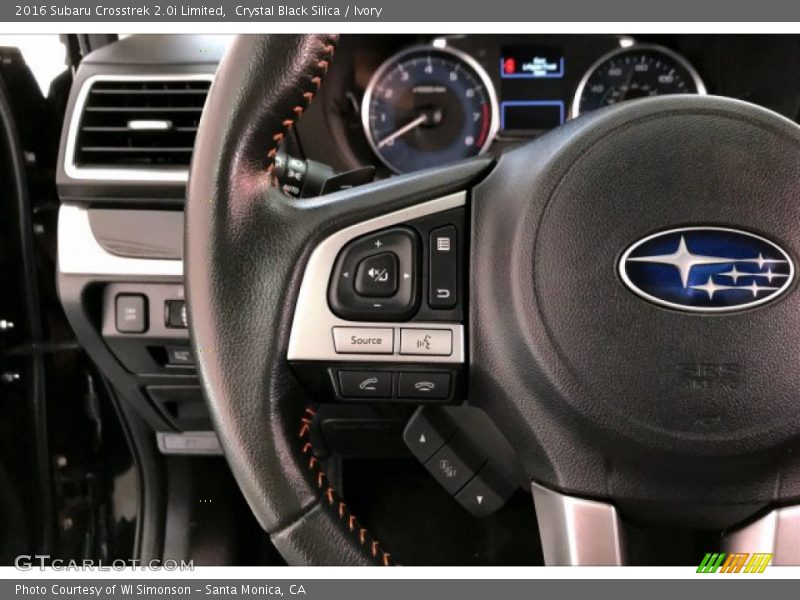 Crystal Black Silica / Ivory 2016 Subaru Crosstrek 2.0i Limited