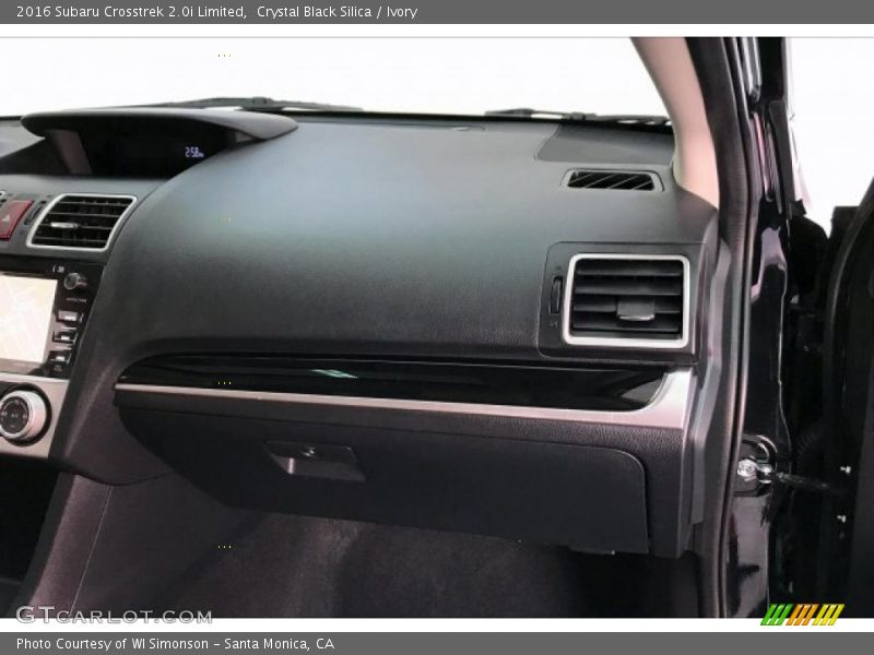 Crystal Black Silica / Ivory 2016 Subaru Crosstrek 2.0i Limited