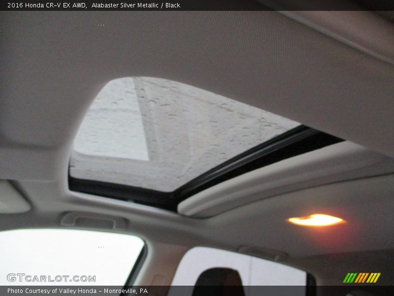 Alabaster Silver Metallic / Black 2016 Honda CR-V EX AWD