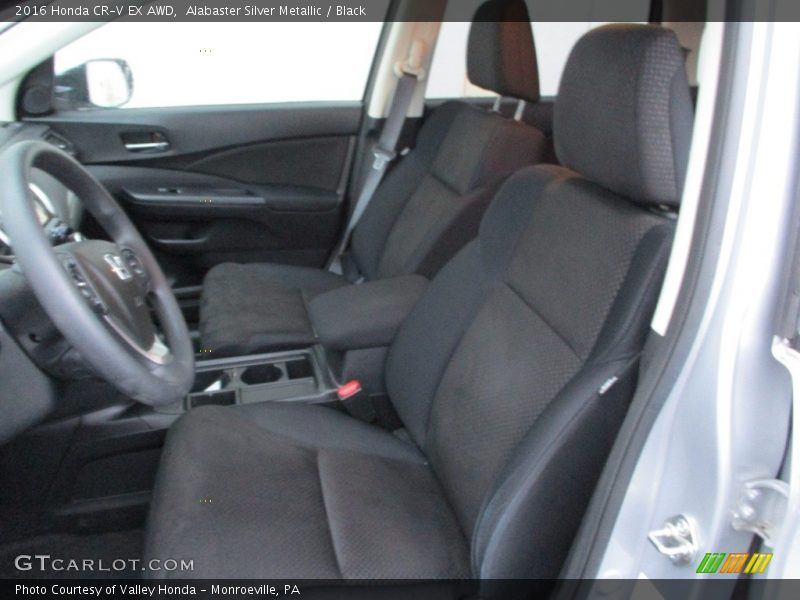 Alabaster Silver Metallic / Black 2016 Honda CR-V EX AWD