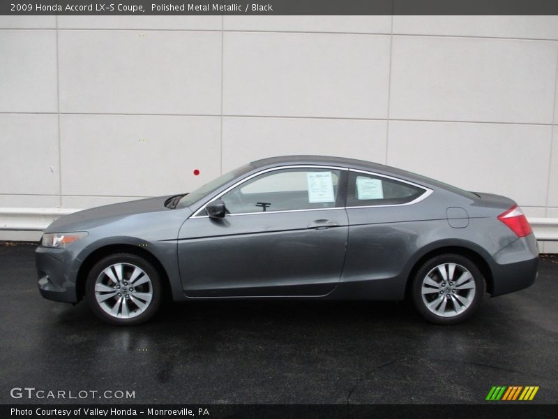Polished Metal Metallic / Black 2009 Honda Accord LX-S Coupe