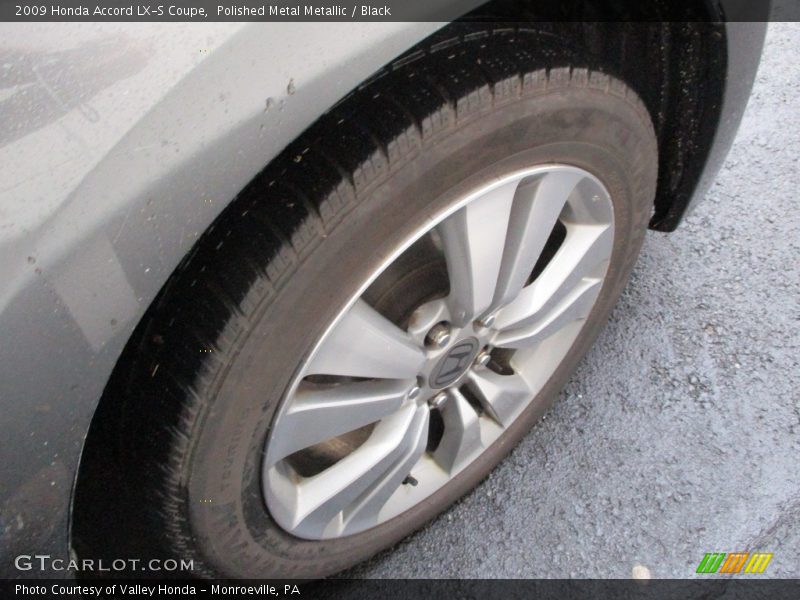 Polished Metal Metallic / Black 2009 Honda Accord LX-S Coupe
