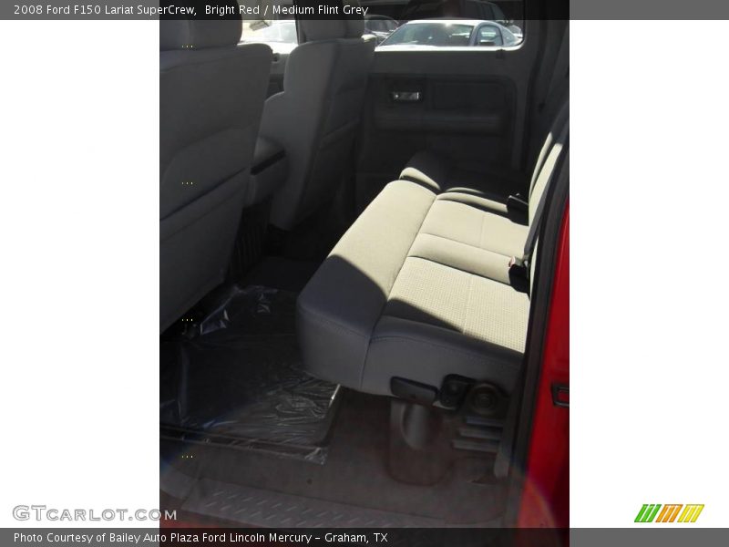 Bright Red / Medium Flint Grey 2008 Ford F150 Lariat SuperCrew