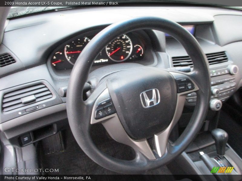 Polished Metal Metallic / Black 2009 Honda Accord LX-S Coupe