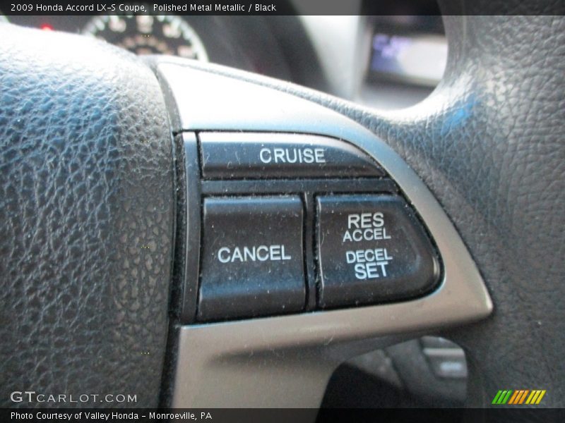 Polished Metal Metallic / Black 2009 Honda Accord LX-S Coupe