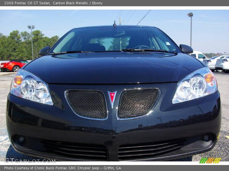 Carbon Black Metallic / Ebony 2009 Pontiac G6 GT Sedan